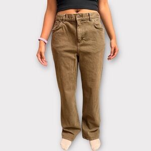 Ralph Lauren Brown Straight Leg Jeans Classic Fit
